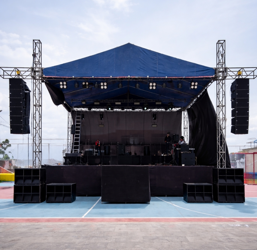estructuras truss para audio en quito